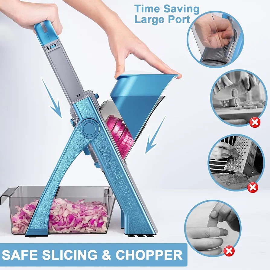 Chopza™ UltraCut 7-in-1 Multi-Function Vegetable Chopper & Slicer